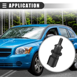 Motoforti Car Ambient Air Temperature Sensor, for Dodge Caliber 2007-2011, Plastic, No.5149264AB, Black