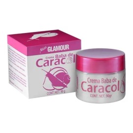 Crema Baba de Caracol Glamour 90g Reduce Acné Cicatrices Manchas Hipoalergénica                                                                       