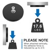 Wukong Rubberised Magnets Diameter 43 mm, Pack of 2 Strong
