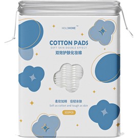 pologmase Almohadillas desmaquillantes para Ojos,Toallitas desmaquillantes Multiusos sin Pelusa 222 Piezas Maquillaje para el hogar, apartamento, Viaje Negocios y Viajes