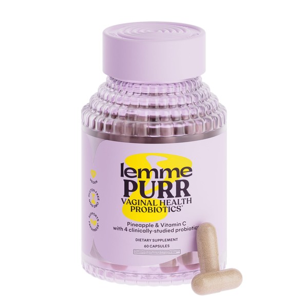Lemme Purr Vaginal Probiotics for Women - Promotes pH Balance,