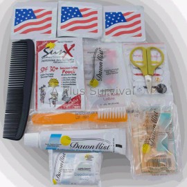 A Plus Survival 8 Piece Mini Hygiene Kit Survival Camping Homeless Church Shelters Bulk Discount