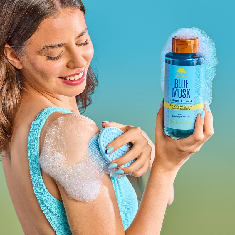 Tree Hut Tropic Blue Musk Wash, Gently Cleanses and Leaves