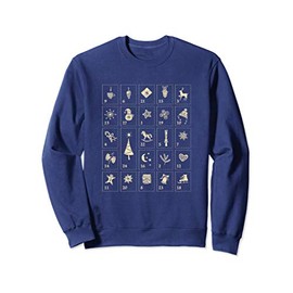 Advent Calendar Christmas Gift Sweatshirt