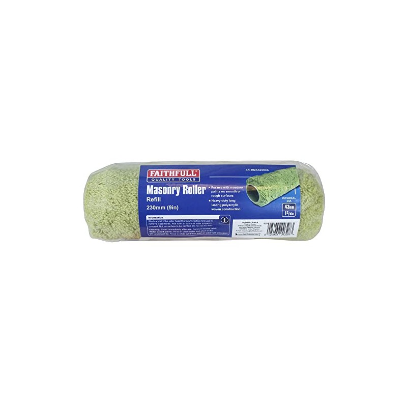 Faithfull FAIRMAS230CA Masonry Roller Polyacrylic Woven - 230mm (9in)