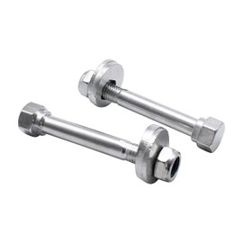 1 Pair Lower Control Cam Plate Toe Adjust Camber 4845235020 2 pcs Silver Colour Bolts Fit for Toyota 96-02 4runner 95-04 Tacoma