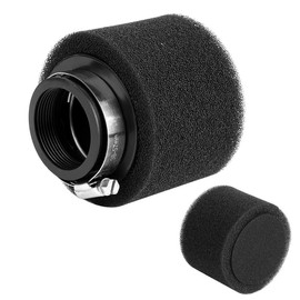 EVGATSAUTO Replacement Motorcycle Air Filter, Universal Air Filter for Modifying Motorcycles Made of Aluminium Alloy for 50cc/110cc/125cc/140cc/150cc/160cc Motorcycle Black (45 mm)