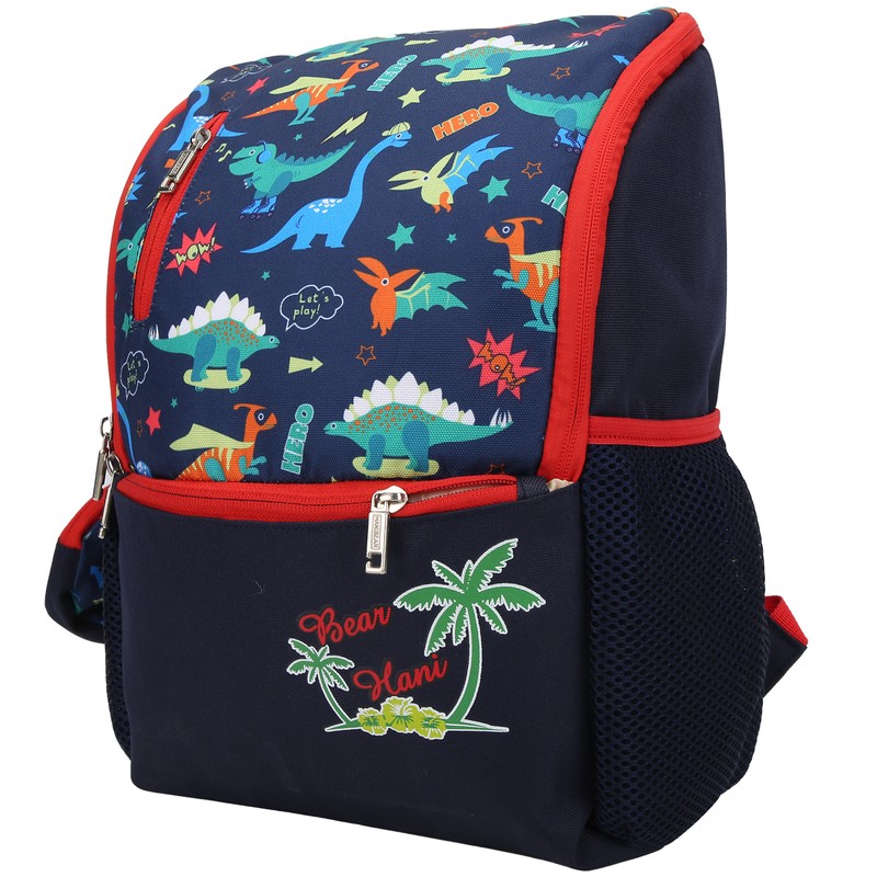 Children Cartoon Dinosaur Pattern Backpack Kid Cute Travel Portable Schoolbag