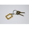 Yellow Frame in Monica's door. Keychain. Including a cute box