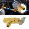 YINETTECH R600a Refrigerant Valve Bottle Opener Brass 7/16" Female Thread