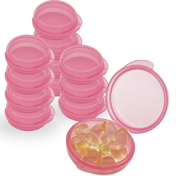 Small Pill Box, Daily Pill Case Portable for Purse Pocket,Travel