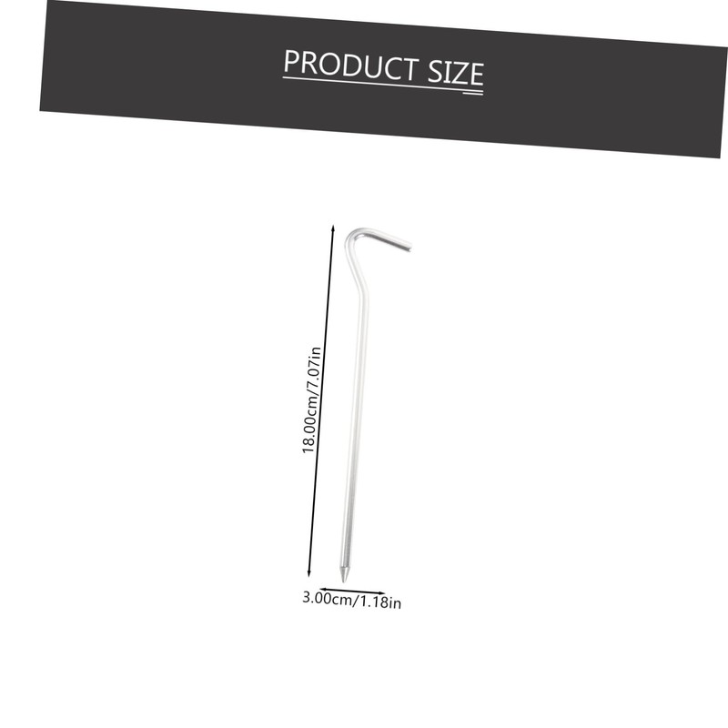 Outanaya 1set Outdoor Aluminum Alloy Tent Stakes Heavy Duty Pegs