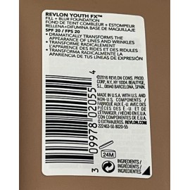 Revlon 3 Revlon Youth FX Fill + Blur Foundation SPF 20 - 330 Natural Tan - 1 oz
