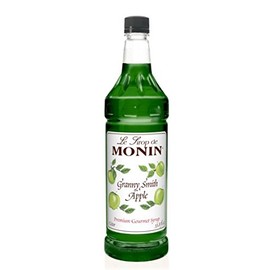 Monin Flavored Syrup, Granny Smith Apple, 33.8-Ounce Plastic Bottle (1 liter)