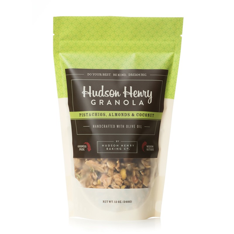 Hudson Henry Granola, Pistachios, Almonds & Coconut - 12 oz.