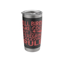 Peregrine Falcons Bird Of Prey Falconry Stainless Steel Insulated Tumbler
