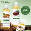 【100Ml*3Pcs】VEROA Body Oil 100% Almond Oil & Grapeseed Oil &