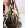 Hippie Fashion Headband Indiana Elegant Peacock Feather Headband Bohemian Gypsy