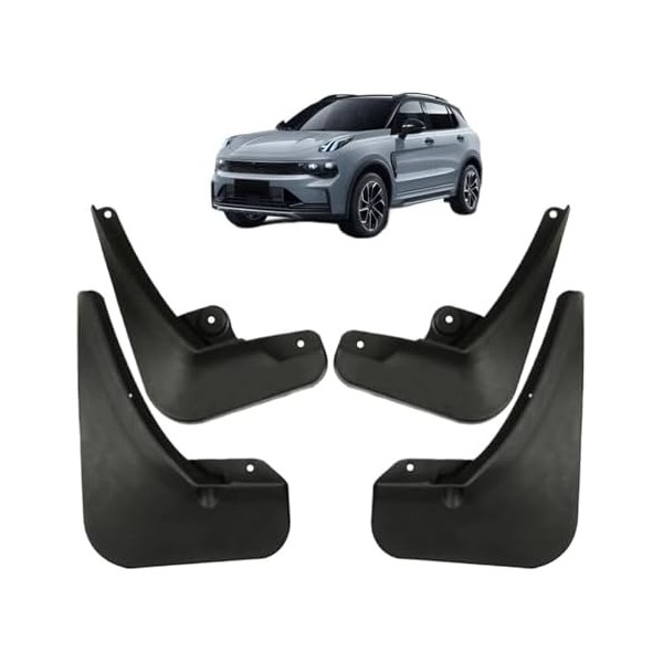 ABS 4PCS Car Mudguards Fender Splash Compatible with LYNK&CO 01