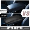 X AUTOHAUX Center Console Cover Pad Waterproof Car Armrest Cover