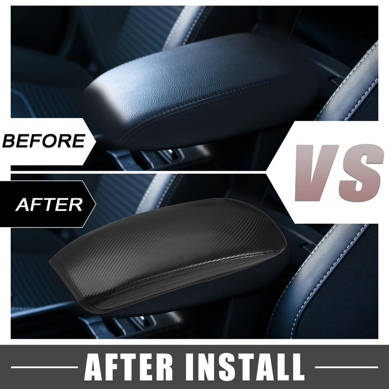 X AUTOHAUX Center Console Cover Pad Waterproof Car Armrest Cover