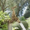 WRAS 1/2" BSP Brass Garden Tap, BS1010 Compliant Outside Tap,