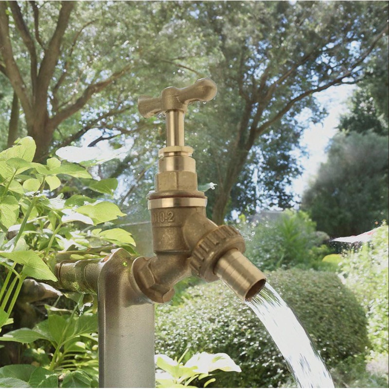 WRAS 1/2" BSP Brass Garden Tap, BS1010 Compliant Outside Tap,