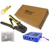 UbiGear® Network/Phone Cable Tester + RJ11/RJ12/RJ45 Network Cable Crimper +