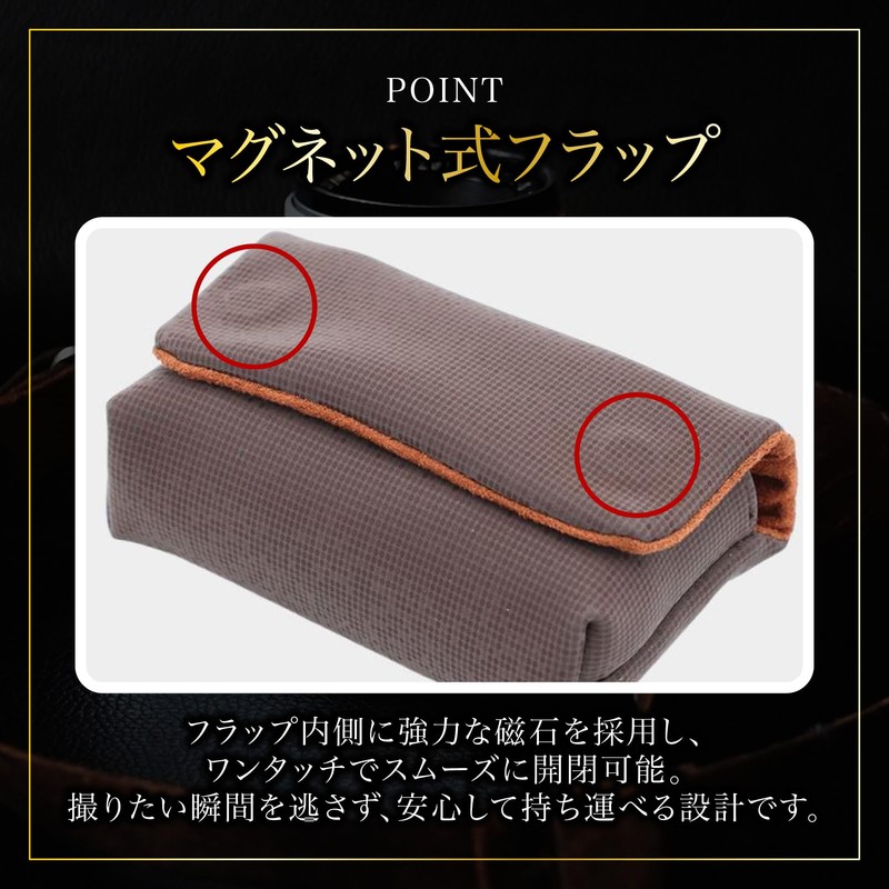 SATOMO Compact Camera Case, Digital Camera, Camera Storage Pouch, Compact