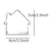 WJSYSHOP Mini House Shape Cookie Cutter for Christmas - Small
