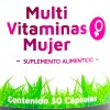 Multi Vitaminico De Mujer 30 Cápsulas Vidanat Sabor Sin sabor