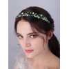 JWICOS Rhinestone Bridal Headband Silver Wedding Tiara for Brides Headpiece