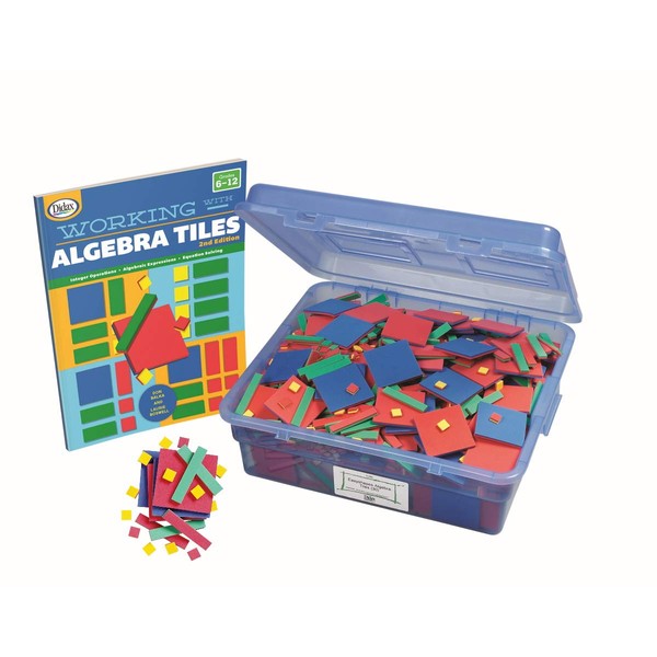 Didax Educational Resources Hands Algebra Tiles Classroom Kit, Multi