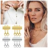 4Pcs Magnetic Necklace Clasps with Layering Separator, Multi Necklace Clasp