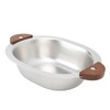 Children Rice Bowl Bear 304 Stainless Steel Multifunctional Dual Ears
