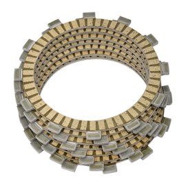 Road Passion 13088-1081 13088-1125 Clutch Friction Plates 7 pcs Replacement for Kawasaki KDX125 1990-1997/ KX125 1985-1987/ KX125 1988-1991/ KDX200 1986-1988