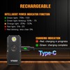 VTIGER C1 Rechargeable EDC Flashlight Clip-on Light, 1300 Lumens Powerful