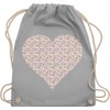 Shirtracer - Gym Bag Backpack - Vintage Retro - Heart