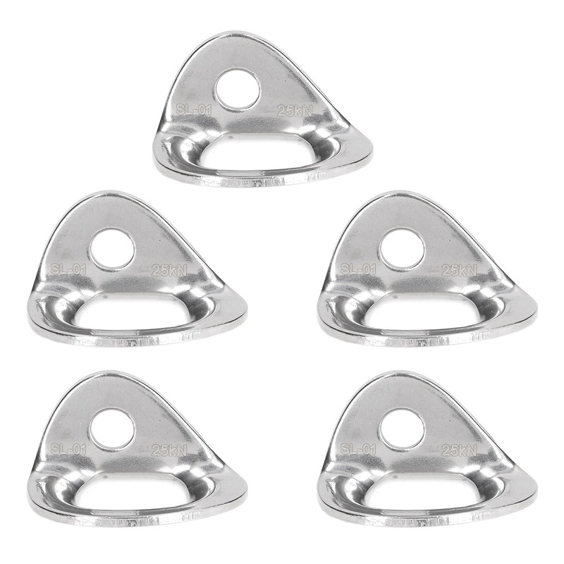 5PCS Climbing Anchor 316 Stainless Steel Climbing Hanger for Rappelling