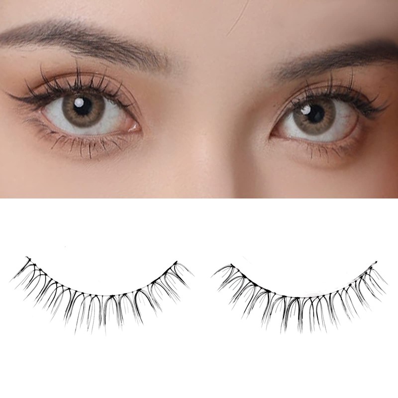 N07 False Eyelashes, 3D, 5 Pairs Natural Eye Butt Eyelashes,