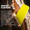 6 Pack Tree Felling Wedges with Spikes for Safe Tree