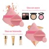 Fazxssea 67pcs Brochas De Maquillaje Rosa Profesional, Multifuncional, Con Estuche.
