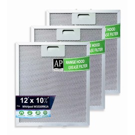 Amazinpure 3X W10169961A - Filtro de grasa para campana extractora de 267 x 305 mm, compatible con Whirlpool Range HoodW10870878, W10875058, W10833076, W10169961, 81900 58, WW11245983