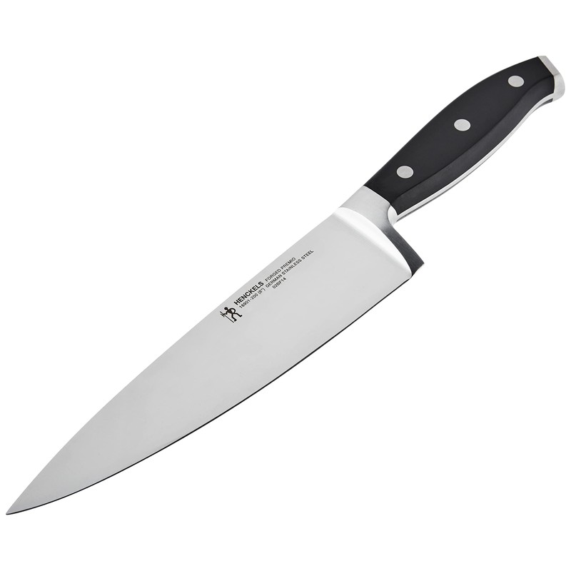 HENCKELS Forged Premio Razor-Sharp 8-Inch Chef Knife, Black, German Engineered