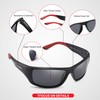 PUKCLAR Polarised Sports Sunglasses for Men Women Running Cycling Fishing