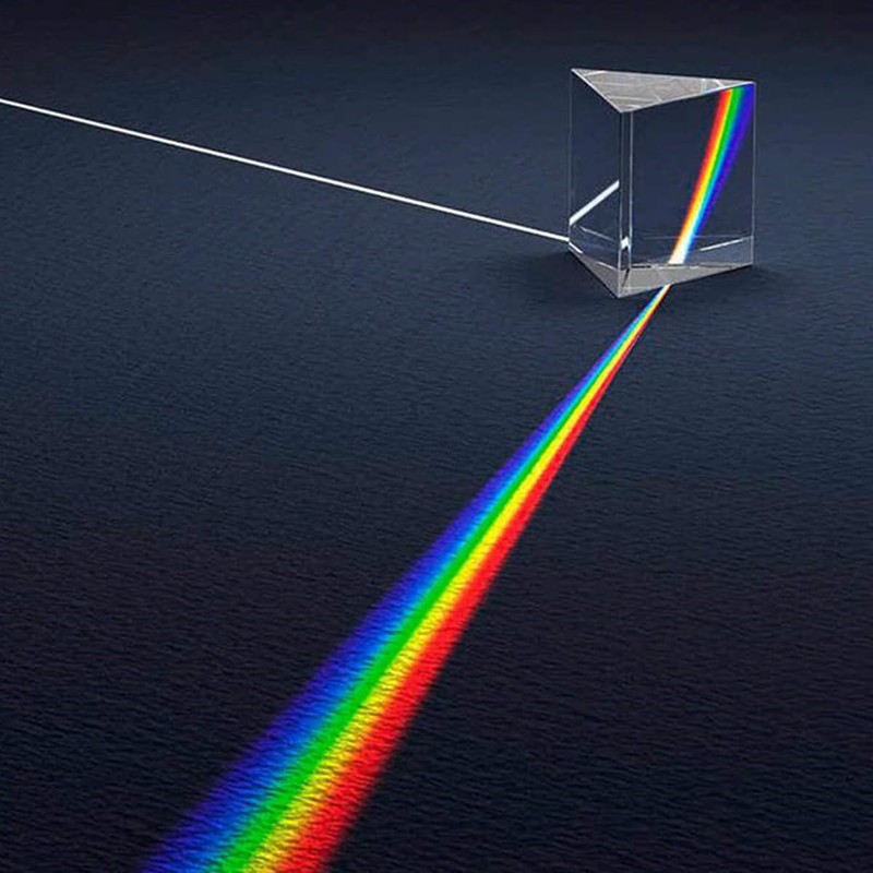 Laroal 4pcs K9 Optical Crystal Photography Prism Set Including 50mm