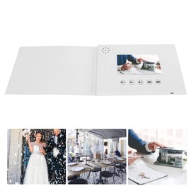 Ejoyous Video Greeting Card, Video Brochure Electronic Greeting Card with LCD Colour Display and USB Port for Birthday, Anniversary, Holiday, Christmas, Christmas (4.3 Inches)