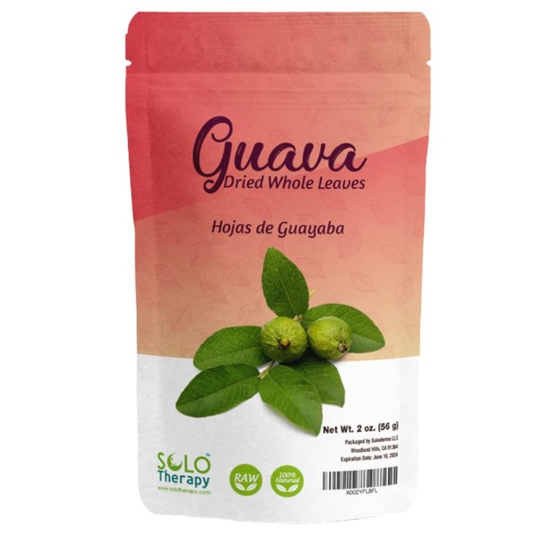 Guava Dried Whole Leaves , 2 oz , Guava Leaves , Guava Leaf Tea , Hojas De Guayaba 2 oz, Resealable Bag , Product From Mexico , Packaged in the USA.