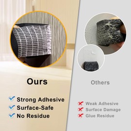 Trisiki Weather Stripping Door Seal Strip, Strong Adhesive Doors and Windows Insulation Soundproof Weatherproof Foam Tape for Sliding Door, Front Door Frame, Window, Lightproof(1/2 In x 1/4 In x 52Ft)