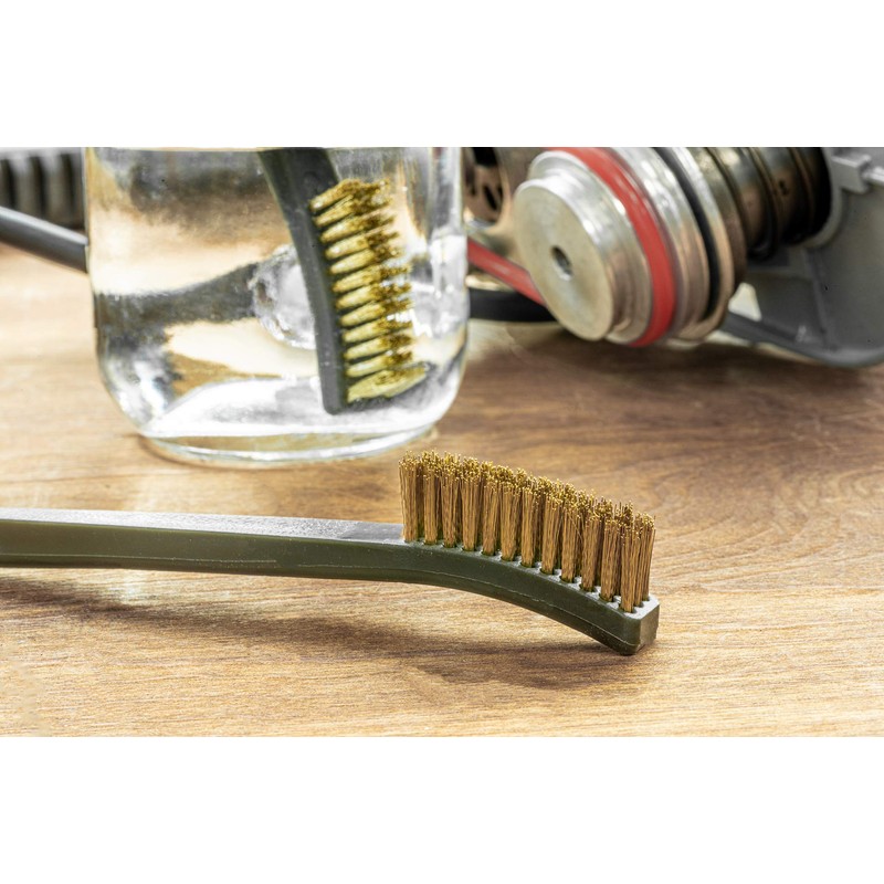 SE Double-Ended Brass Cleaning Brushes (12-Pack) - 7620BB-12